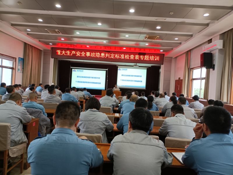 濮阳园区发展重大变乱隐患判定尺度查抄表专题培训