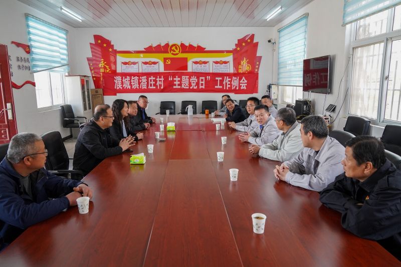公司辅导到帮扶村调研